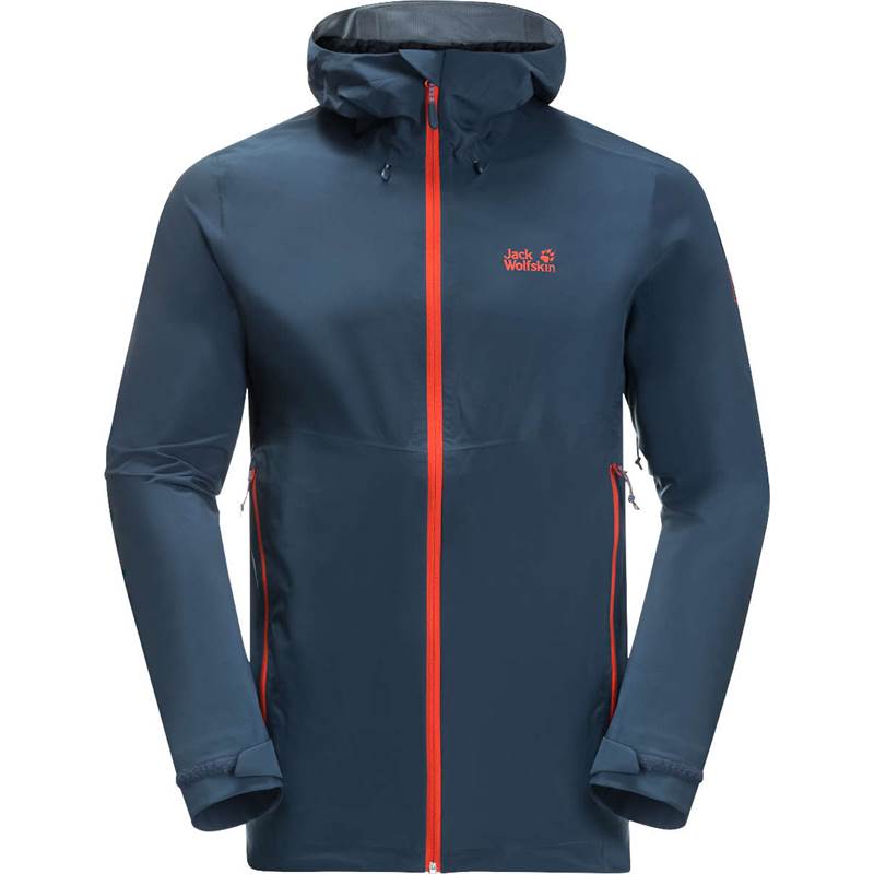 Jack Wolfskin Mens Highest Peak 2.5L Waterproof Hardshell Jacket-1
